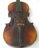 Antique 19th Century 4/4 Violin With Old Case Green String photo 1