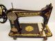 1910 Singer Model 27 Sphinx Sewing Machine.  Serial No.  G721517. Sewing Machines photo 2