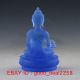 Chinese Coloured（18 - 19th） Glaze Hand - Carved Buddha Statue Buddha photo 6