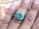 Vintage Round Regional Bedouin Jewelry Tribal Green Turquoisestone Arabic Rings Islamic photo 2