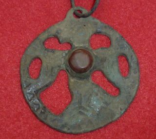 Roman Ancient Artifact Bronze Eagle Amulet / Pendant Circa 200 - 400 Ad - 2959 - photo