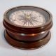 Nautical Antique Solid Brass Floating Dial Doom Compass Mini Drum Compass Compasses photo 2