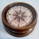 Nautical Antique Solid Brass Floating Dial Doom Compass Mini Drum Compass Compasses photo 3