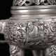 Collectable Tibet Silver Hand Carved Buddha Incense Burners W Qianlong Mark C521 Incense Burners photo 6