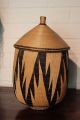 Rwanda Old African Basket Tutsi Ancien Pannier D ' Afrique Afrika Africa Mand Other African Antiques photo 1