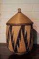 Rwanda Old African Basket Tutsi Ancien Pannier D ' Afrique Afrika Africa Mand Other African Antiques photo 3