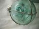 4 Authentic Different Size Japanese Glass Fishing Floats,  All Marked Fishing Nets & Floats photo 4