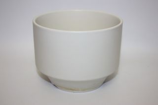 Mid - Century Modern White Medium 5 3/4 