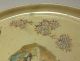 G430: Real Japanese Old Kiyomizu Pottery Ware Big Plate Of Appropriate Work Plates photo 5