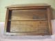 1910s Boston Garter Store Display Case Glass Covered Wood Box Advertising Case Display Cases photo 3