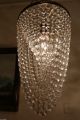 Antique Vnt.  Small French Basket Style Crystal Chandelier Lamp 1960 ' S 9 In Chandeliers, Fixtures, Sconces photo 4
