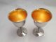 A Vintage Silver Plated Goblets With Gilded Interiors Cups & Goblets photo 1