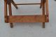 Vintage Antique Folding Director Chair Wood And Canvas Camping Post-1950 photo 6