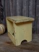 Antique Primitive Wood Stool 