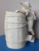 Big Antique Carl Schneider Porcelain Piano Baby Rain Barrel Boy Figurine Germany Figurines photo 4