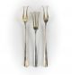 Towle Sterling Silver 3pc Lemon And Pickle Forks In Candlelight,  Pat 1934 Flatware & Silverware photo 1