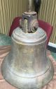 Vintage Maritime Wwii Us Navy Uss President Hayes Bronze Ships Bell Bells & Whistles photo 2