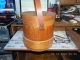 Primitive Antique Wood Made Firkin W Lid Shaker? / Sugar Bucket Primitives photo 1