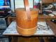 Primitive Antique Wood Made Firkin W Lid Shaker? / Sugar Bucket Primitives photo 1