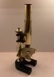 Antique Leitz Wetzlar Brass Microscope From Queens College Cambridge University Other Antique Science Equip photo 1