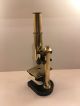 Antique Leitz Wetzlar Brass Microscope From Queens College Cambridge University Other Antique Science Equip photo 2
