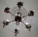 Gorgeous Brass Antique Chandelier 6 Arms 18 