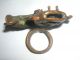 Antique African Large Bronze Mudfish Ring,  Ghana/ivory Coast Other African Antiques photo 2