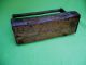 Antique Rustic Primitive Open Tool Box Carry All.  Split Log Sides & Branch Handle Primitives photo 10