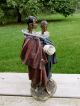 African Couple 12 In.  Ornament Statue With Infant Baby Bundle Resin Gift Kenyan Sculptures & Statues photo 3
