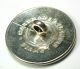 Antique Livery Button - Silver Plate Back To Back Lion Heads - 1 