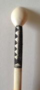 Old Antique South African Zulu Carved Snuff Spoon Hair Pin Other African Antiques photo 1