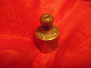 Antique Swedish Scale Weight 20 Gram 1882 Crowned Sweden photo