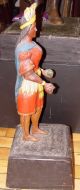 Vintage Counter Top Cigar Store Wood Indian Hand Carved Other Mercantile Antiques photo 2