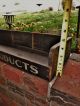 Antique Watkins Products Wood Countertop Display Primitive Spices Food,  Shampoo Other Mercantile Antiques photo 5