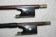 2 Old Antique 4/4 French? German? Violin Fiddle Bow Wide Hair Repair String photo 2