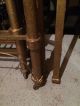 Antique Victorian Full Size Cast Iron & Brass Bed Frame 1900-1950 photo 1