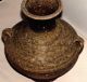 Antique Chinese Han Tomb Burial Pottery Storage Jar C.  200 Bc - 220 Ad / Large Far Eastern photo 1