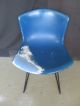 Mid Century Modern Knoll Harry Bertoia Fiberglass Shell Chair & Steel Base Post-1950 photo 1