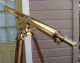 Vintage Bausch & Lomb 76mm Refracting Terrestrial Maritime Brass Telescope Telescopes photo 2