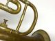 Rotary Valve Trumpet Circa 1900 Brass photo 9
