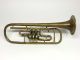 Rotary Valve Trumpet Circa 1900 Brass photo 1