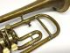 Rotary Valve Trumpet Circa 1900 Brass photo 5