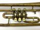 Rotary Valve Trumpet Circa 1900 Brass photo 6