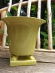 1930 ' S Claw Foot Jardiniere ' The Trenton Potteries Co ' Vase Pot Pale Yellow Deco Arts & Crafts Movement photo 1