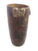 Antique African Wood Vessel W/ Leather Handle Unknown Tribe 12 Other African Antiques photo 1