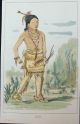 1842 G.  Catlin Handcol Engr Native American - Indian Billy Creek Micanopy Chief Native American photo 1