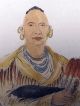 1842 G.  Catlin Handcol Engr Native American - Indian Sac And Fox Portraits Native American photo 1