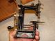 Toy 1800 ' S Little Comfort - Smith & Egge Cast Iron Child Sewing Machine Orig Crate Sewing Machines photo 3