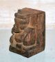 Old Antique India Wooden Hand Carved Hindu God Lord Temple Ganesha Statue India photo 3