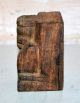 Old Antique India Wooden Hand Carved Hindu God Lord Temple Ganesha Statue India photo 4
